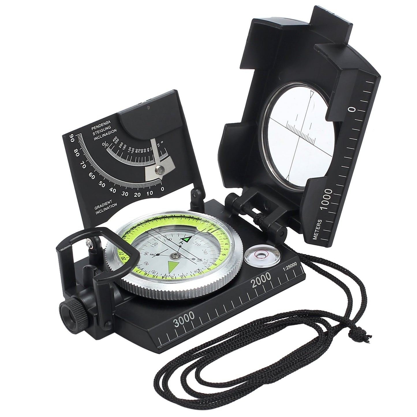 - Proster Compass For Hiking | With Fluorescent Scale Waterproof Sighting -
