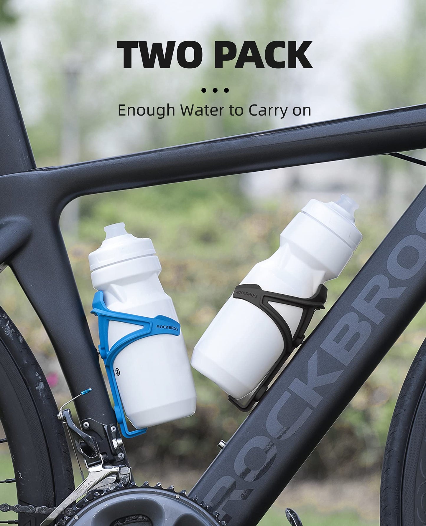 - ROCKBROS Bicycle Bottle Cage | PC Water Bottle Cage | Ultralight -