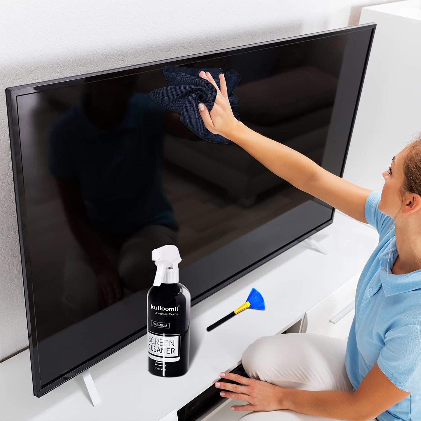 - Screen Cleaner Spray | 500ml | Screen Cleaning Kit for Iphone, Ipad, TV, Monitor, Laptop, Computer, Macbook -