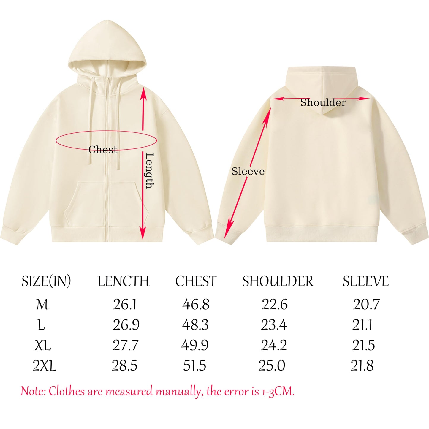 - Yacheng Custom Hoodies Unisex, Personalize Zip Athletic Pullover, Add Your Image, Text, Logo On Front And Back Multicolor