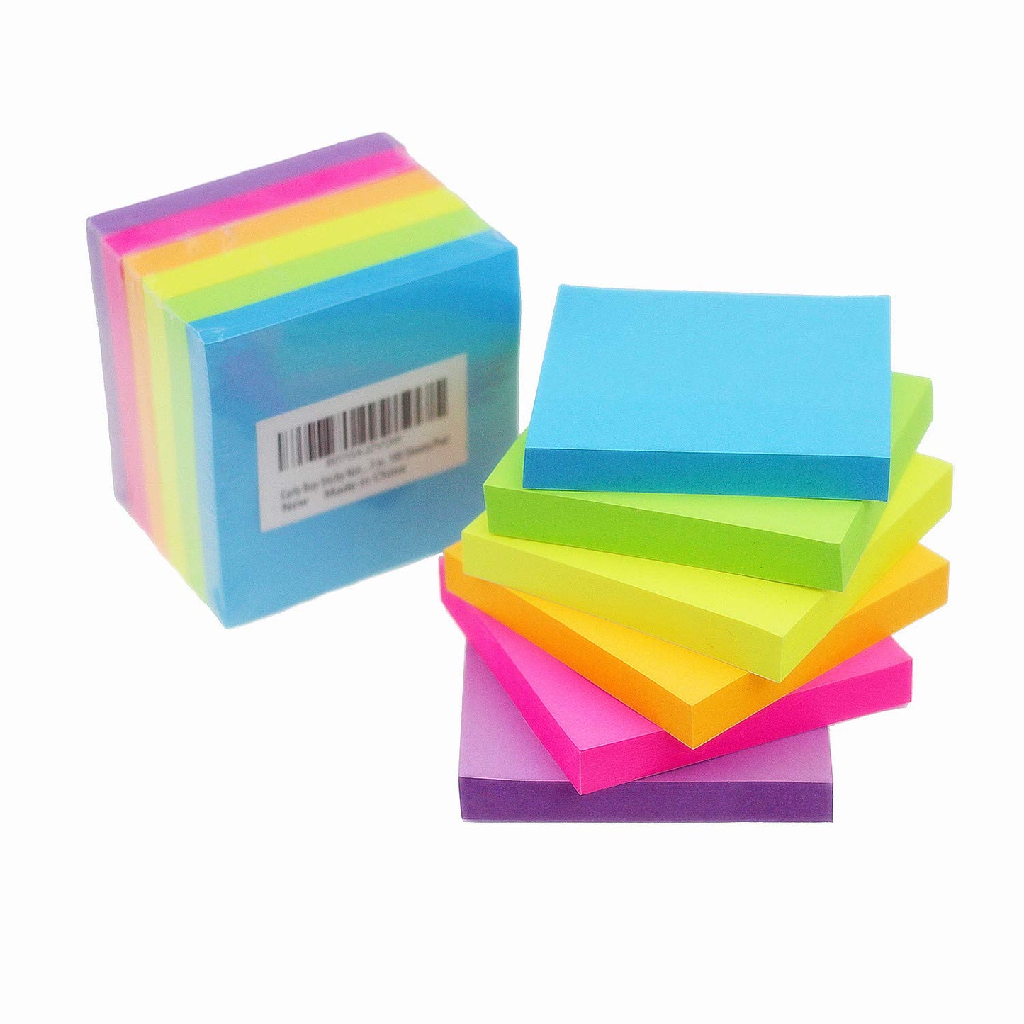 - Early Buy Sticky Notes 6 Bright Color 6 Pads Self-Stick Notes -