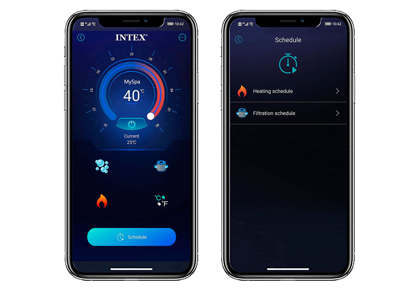 - Intex 85IN X 28IN Purespa Greywood Deluxe Set | Inflated size: 216cm x 71cm (28442BS) -