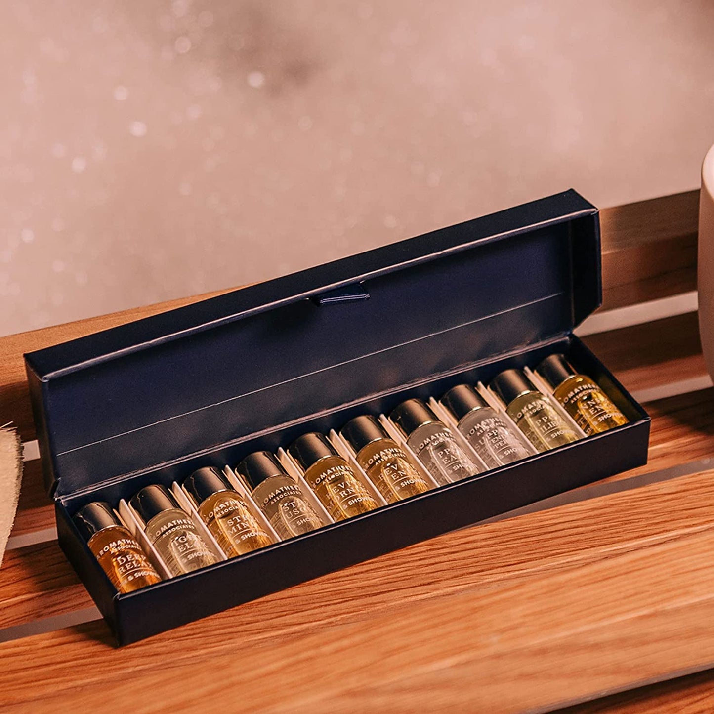 Aromatherapy Associates Discovery Collections Miniature Bath & Shower Oil Set, 10 x 3 ml