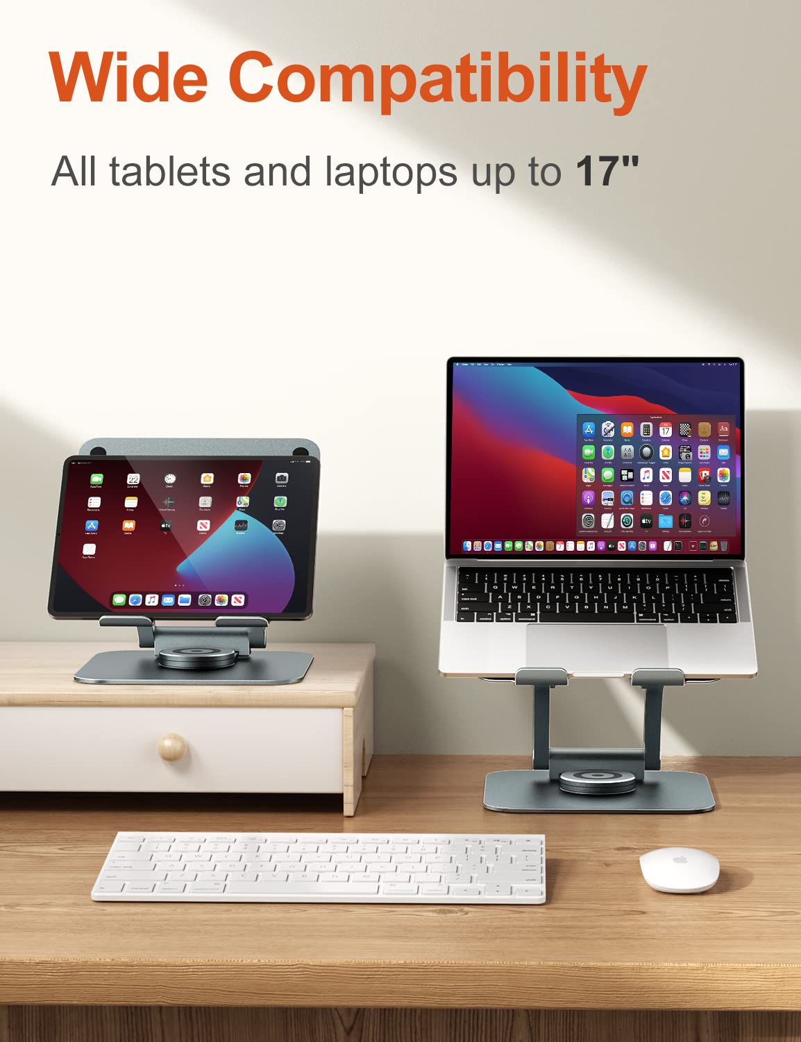 - tounee Adjustable Laptop Stand for Desk | Ergonomic Laptop Holder -