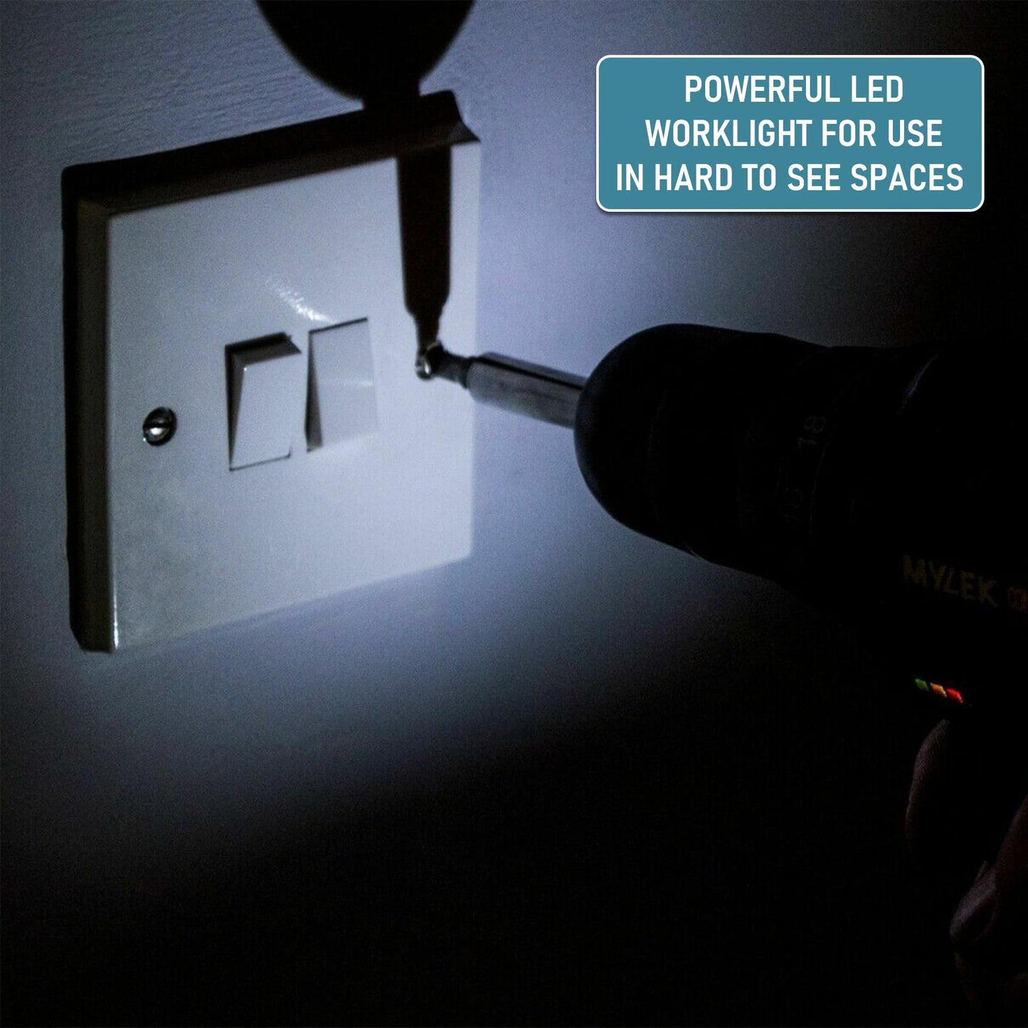 - MYLEK 18V Cordless Drill | Lithium Ion Drills Driver Screwdriver Set -