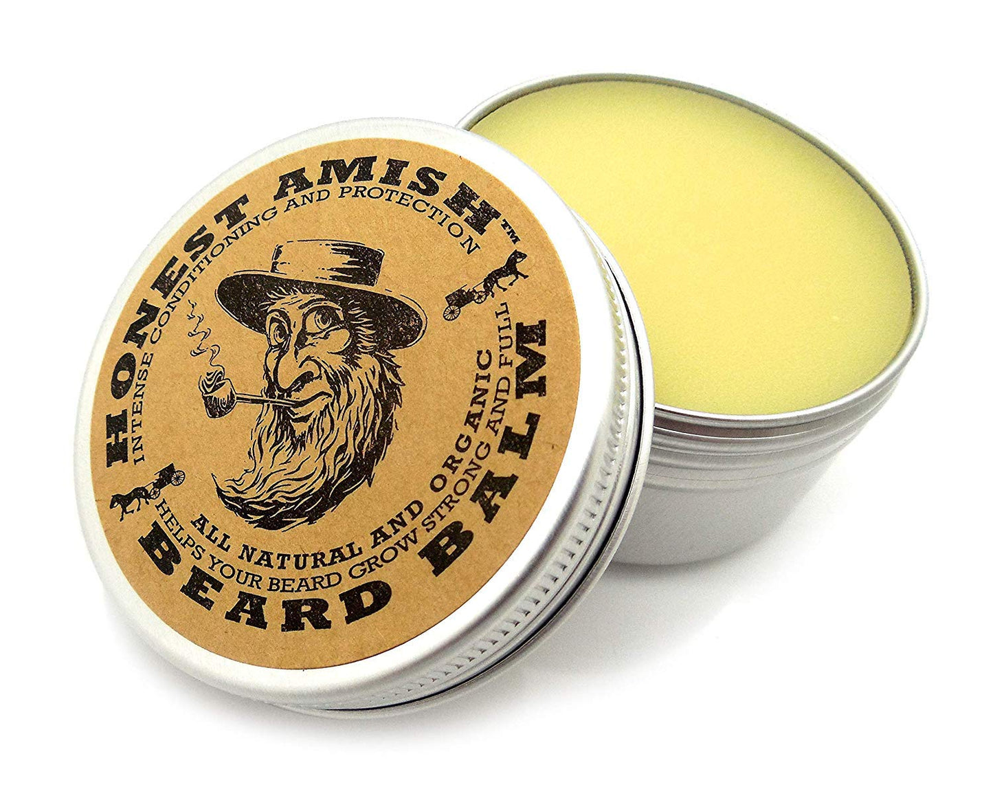 - Honest Amish Beard Balm | Made with only Natural and Organic Ingredients -