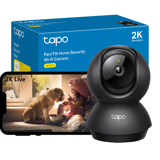 - Tapo Indoor Camera for Security | Wifi Camera | 2K | 360° Baby and Pet Monitor -