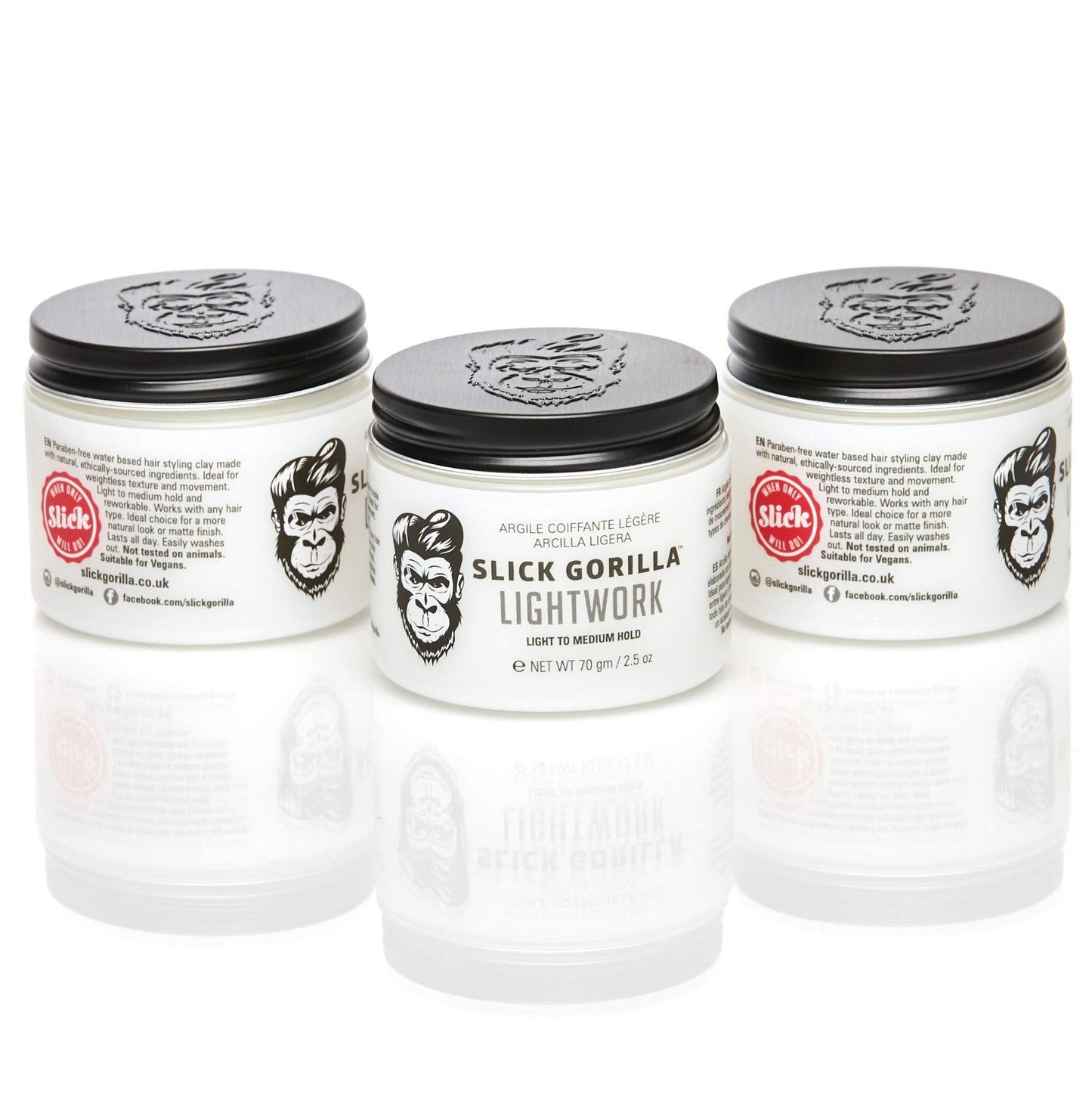 - Slick Gorilla | Lightwork Hair Styling Clay | 70g -