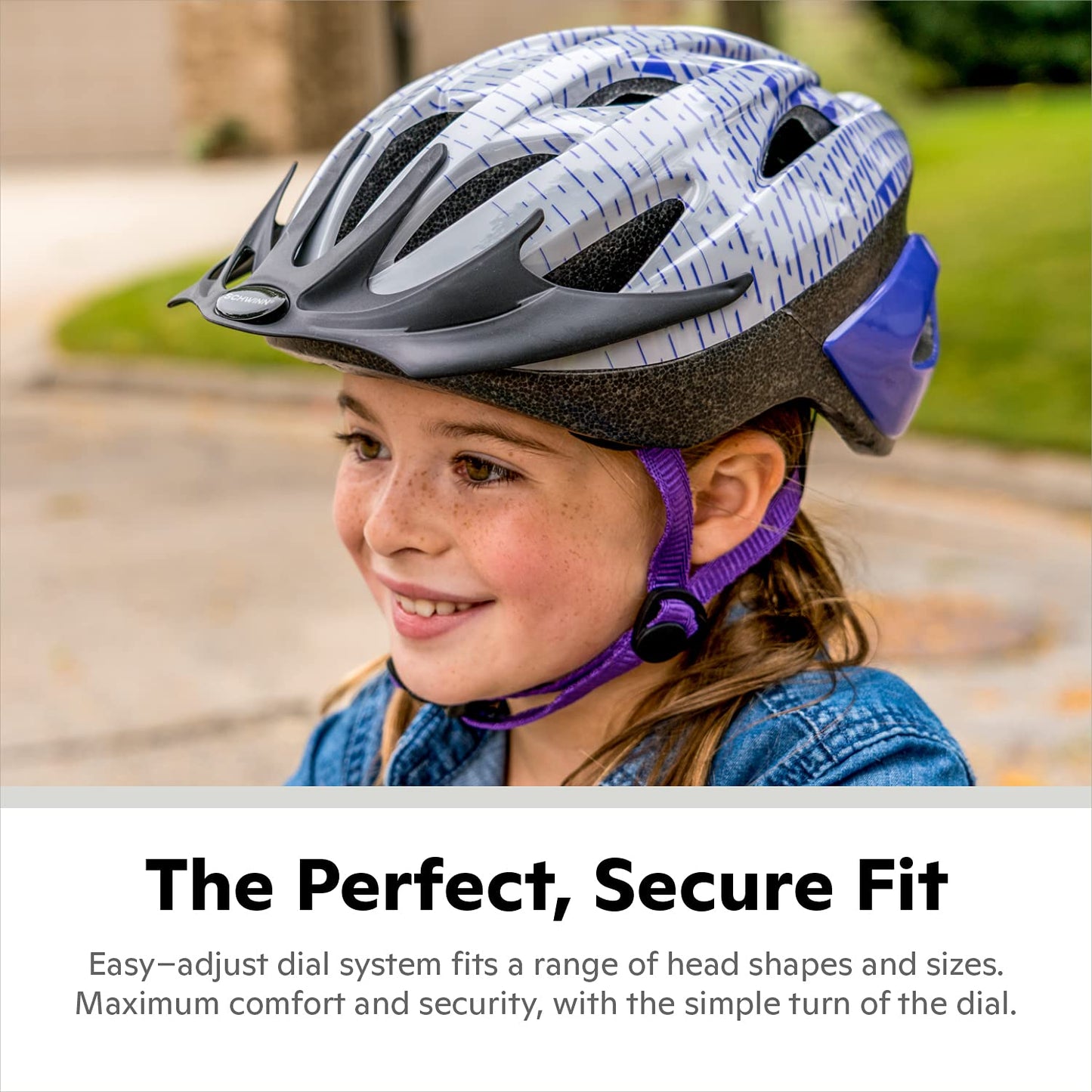 - Schwinn Thrasher Boys and Girls Bike Helmet | Kids Age 5-8 Year Old | Dial Fit Adjustment | Lightweight | Fit 47-53 cm -