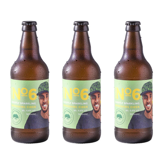 - Napton Cidery | No.6 Fresh Medium Dry Cider | 4.6% 500ml Glass Bottles | Pack of 3 -
