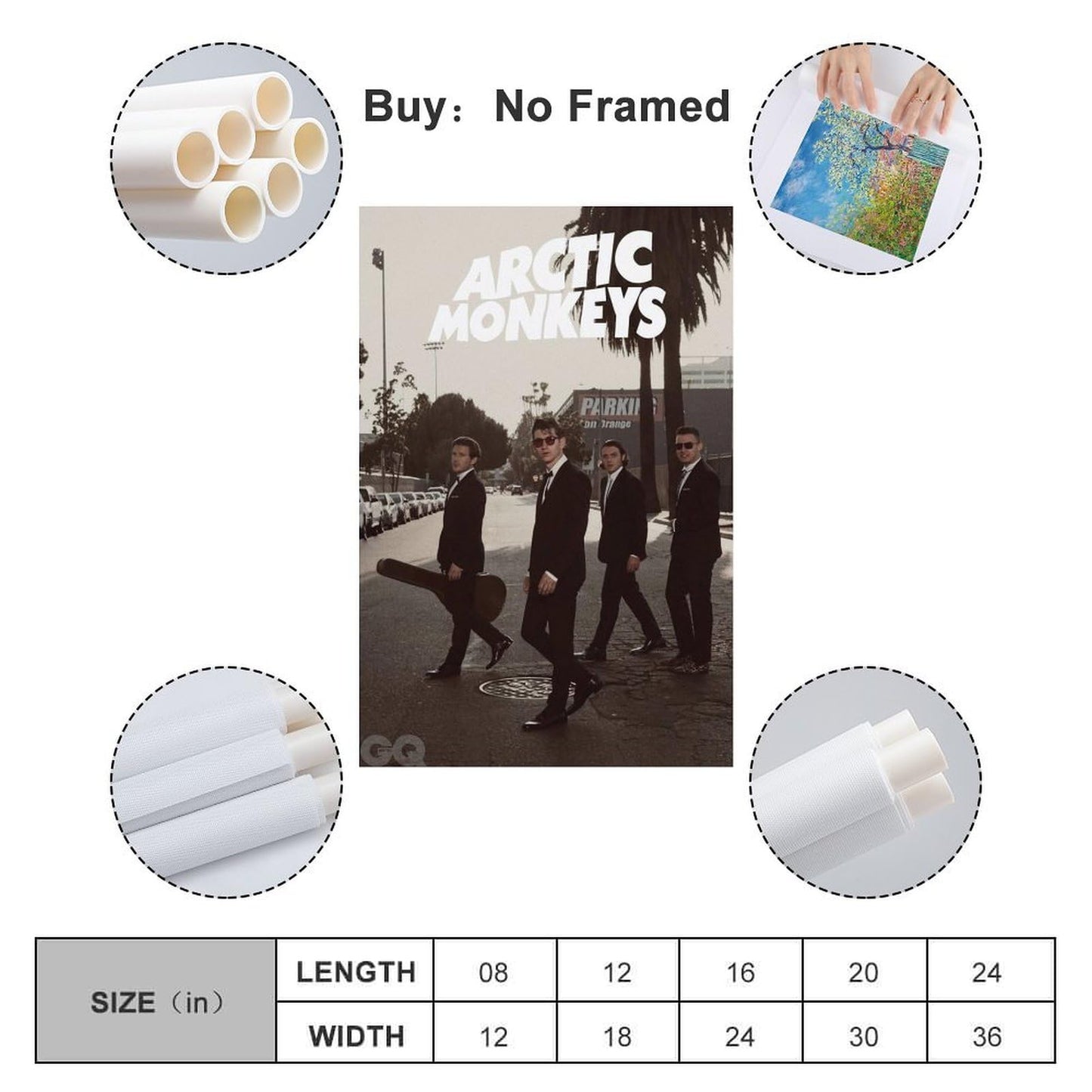 - Music Poster | Arctic Monkeys Canvas Poster -