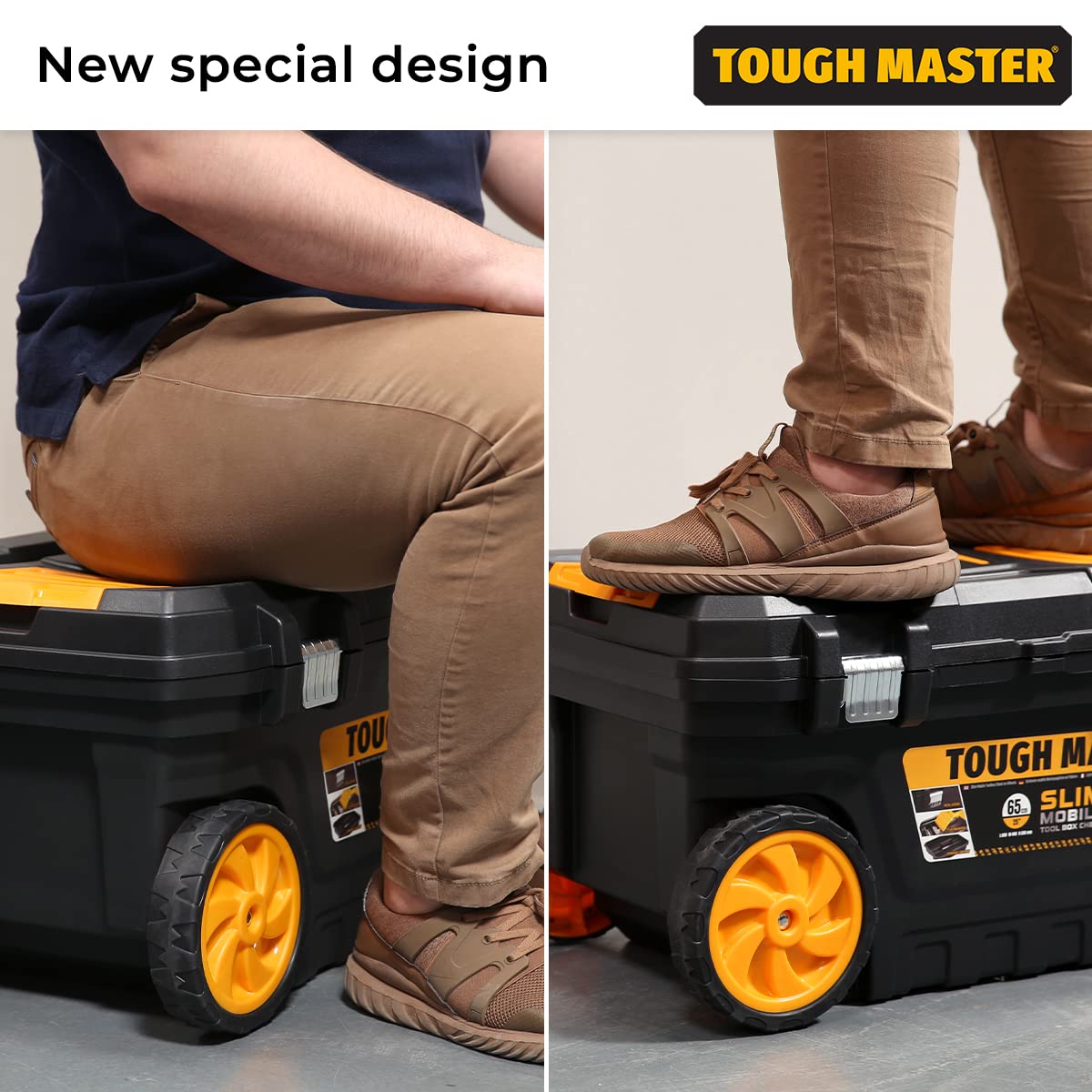 - Tool Box On Wheels | Heavy-Duty Large Toolbox | Mobile Storage Box -