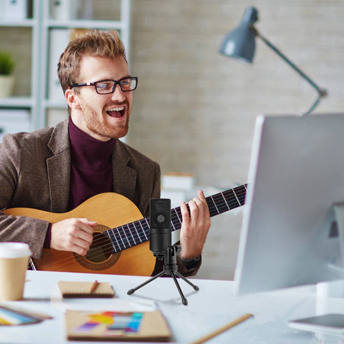 - FIFINE USB Microphone | Metal Condenser Recording Microphone -