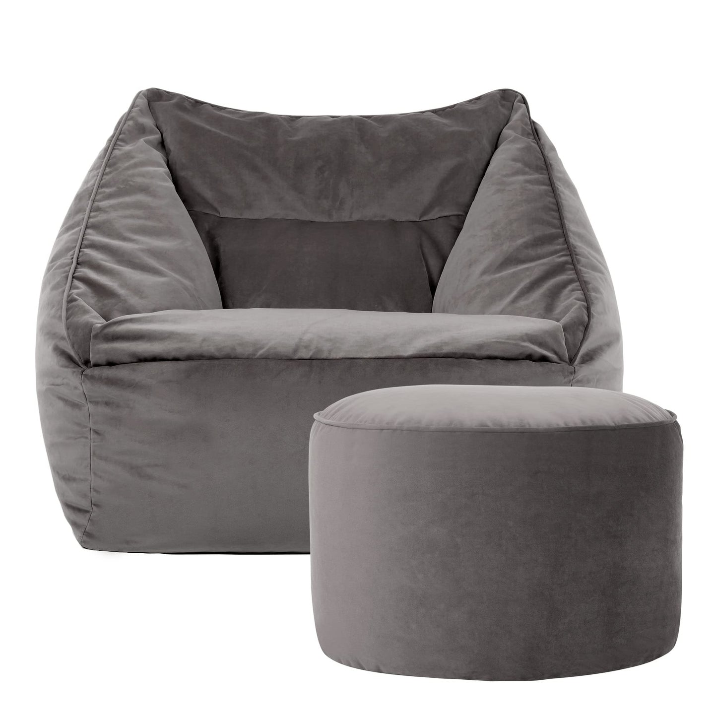 - icon Natalia Bean Bag Chair and Footstool -