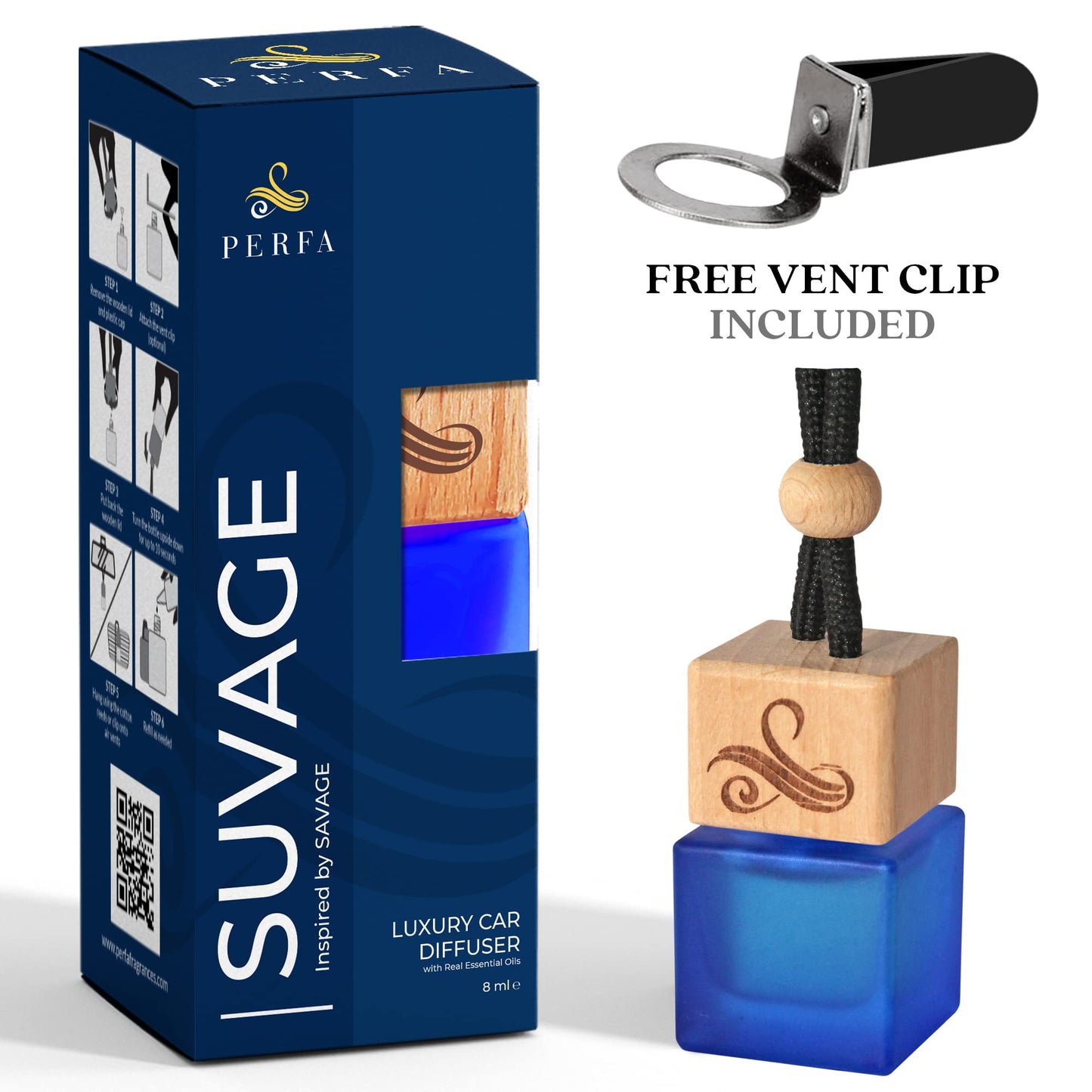 - Savage Car Air Freshener for Men with Vent Clip | Car Scents Air Freshener with Sauvage -