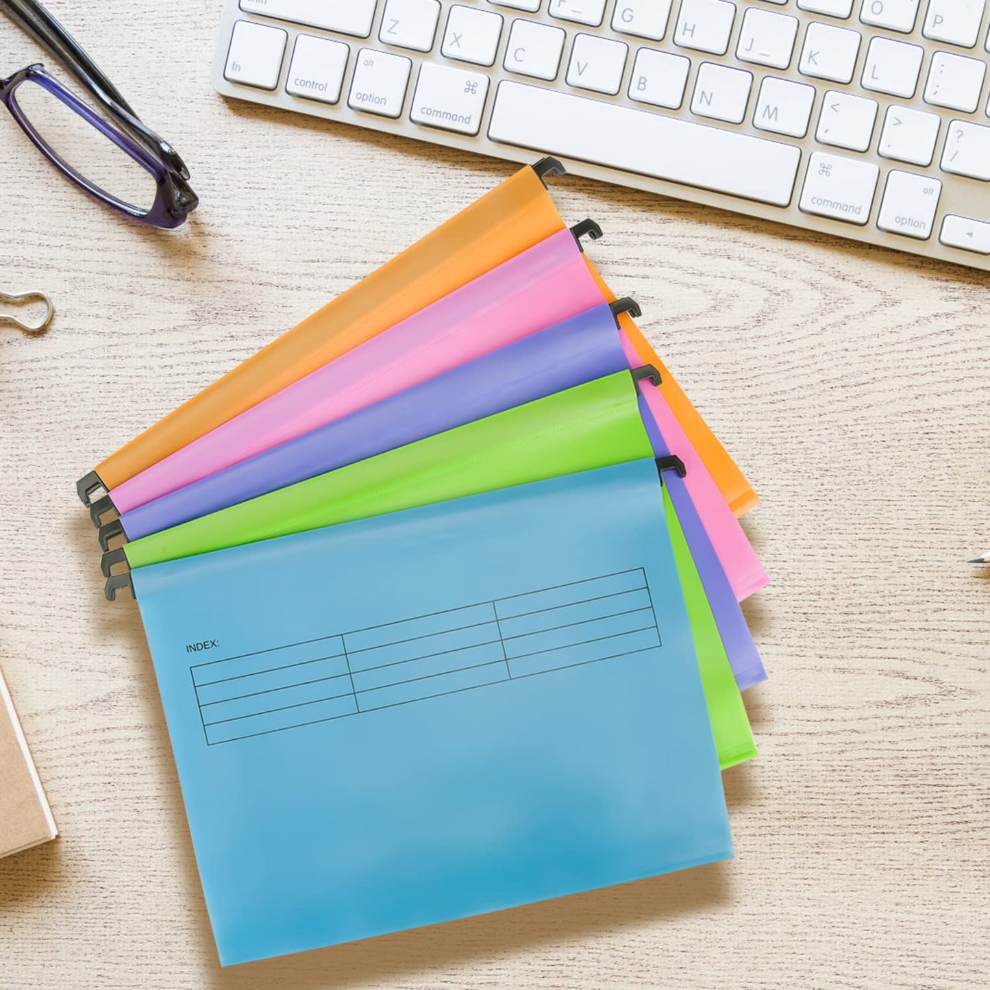 - Hiziwimi 15Pcs PP Material Filing Cabinet | A4 | File Folder -