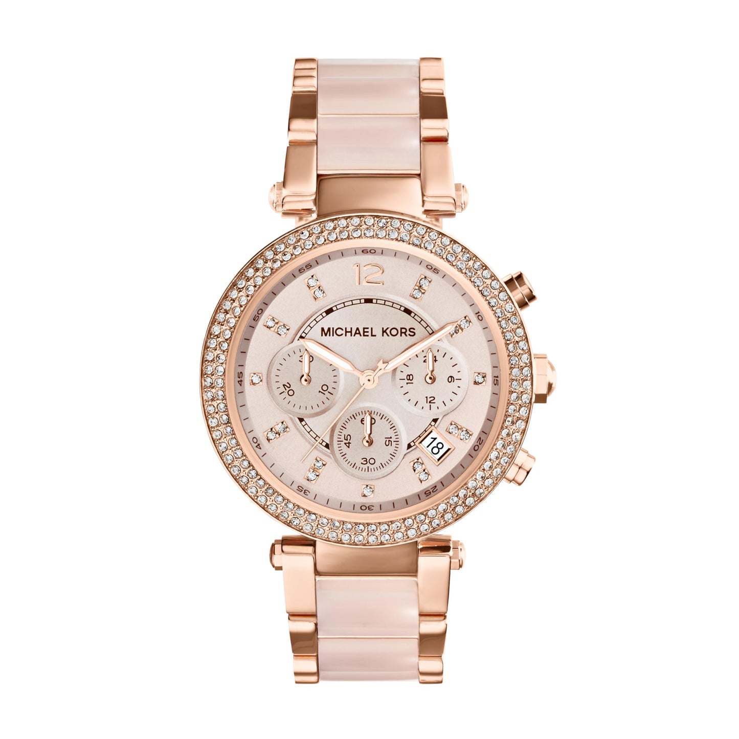 - Michael Kors Parker chronograph quartz watch with Rose gold tone -