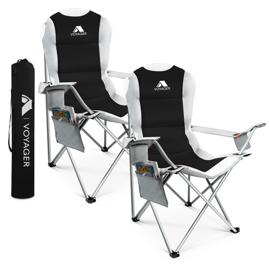 - VOYAGER 2 Pack Premium Outdoor Camping Chair Set