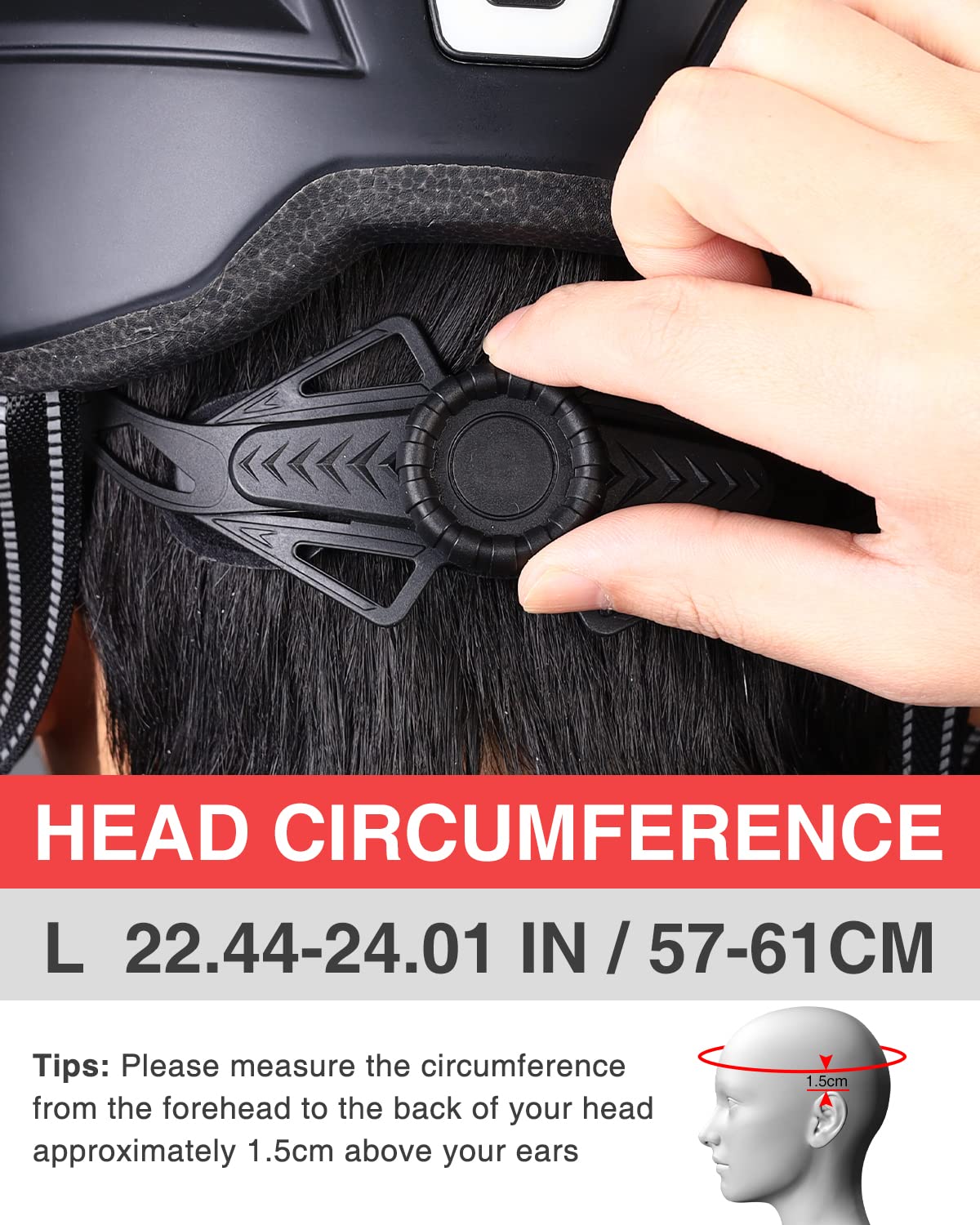 - SUNRIMOON | Adult Bike Helmet with Rechargeable USB Light -