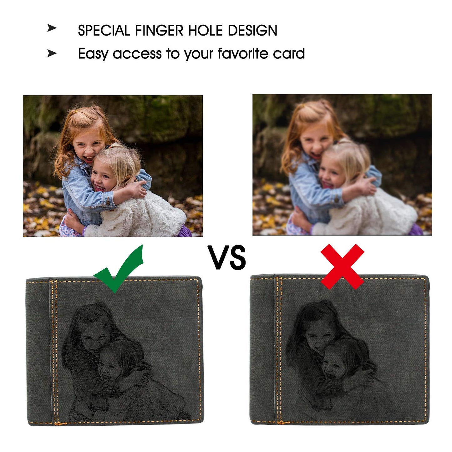 - Personalised Photo Wallets for Men | Custom Trifold Engraved Men's Photo Wallets -