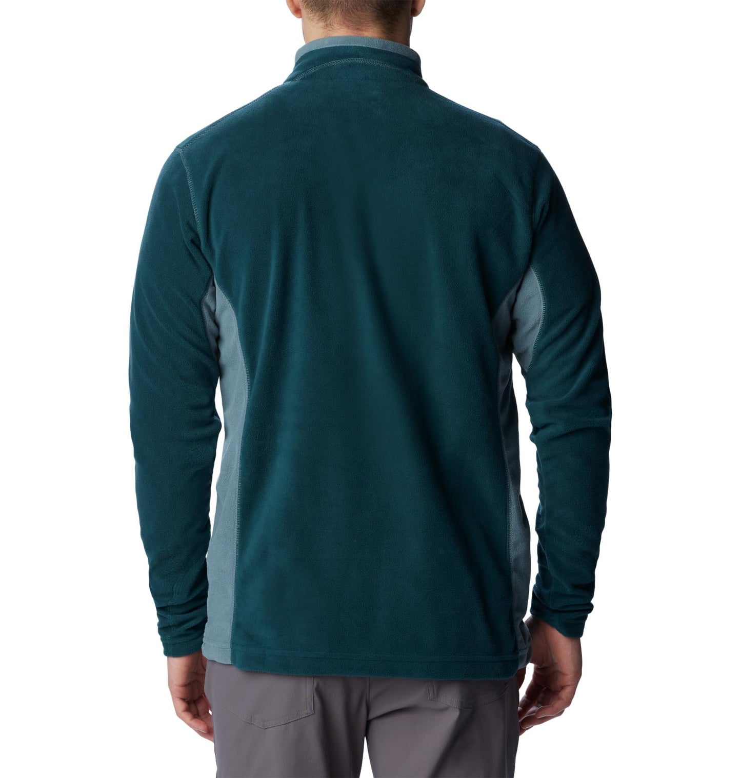 Columbia Men's Klamath Range 2 Half Zip Fleece Pull Over, Night Wave x Metal, Size M