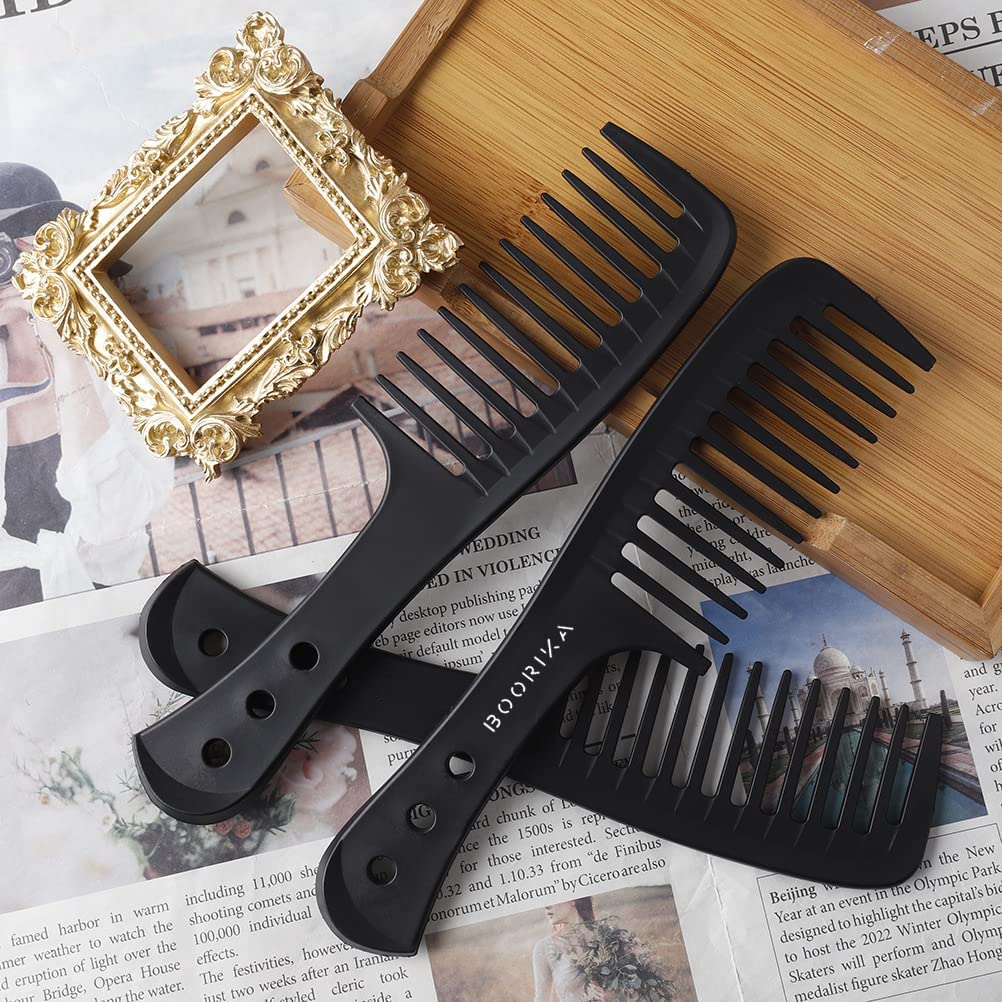 - Wide Tooth Comb - Smooth, Sturdy & Anti-Static