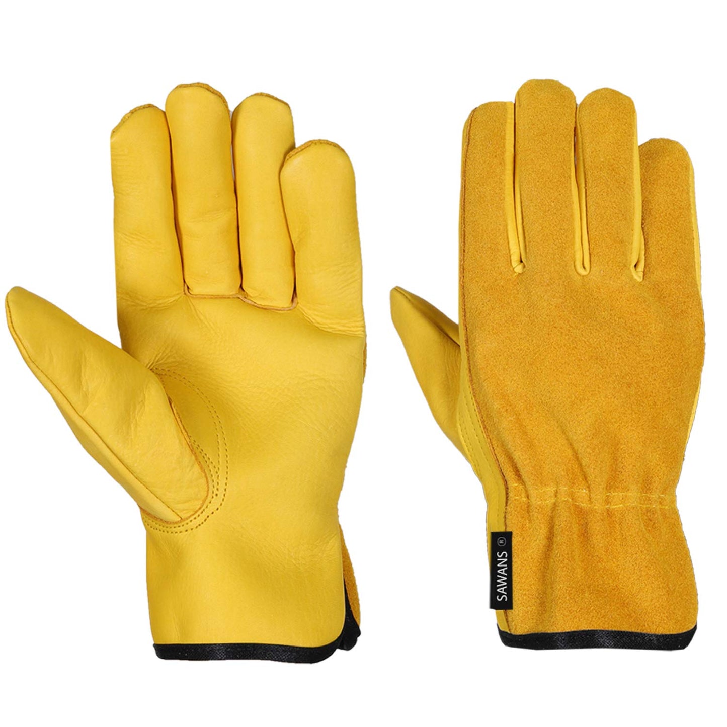 - SAWANS Leather Working Gloves Work Gardening Gloves | Thorn Proof -