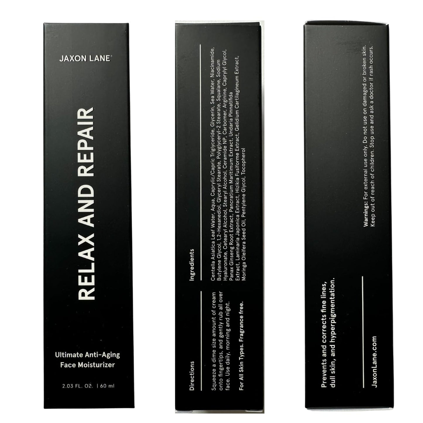 - RELAX AND REPAIR Anti Aging Face Moisturizer for Men | Anti Wrinkle Cream for Face, Night Cream, Eye Cream with Niacinamide (Vitamin B3) -