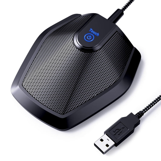 - TONOR USB Conference Microphone | Omnidirectional Boundary Condenser | PC Microphone -