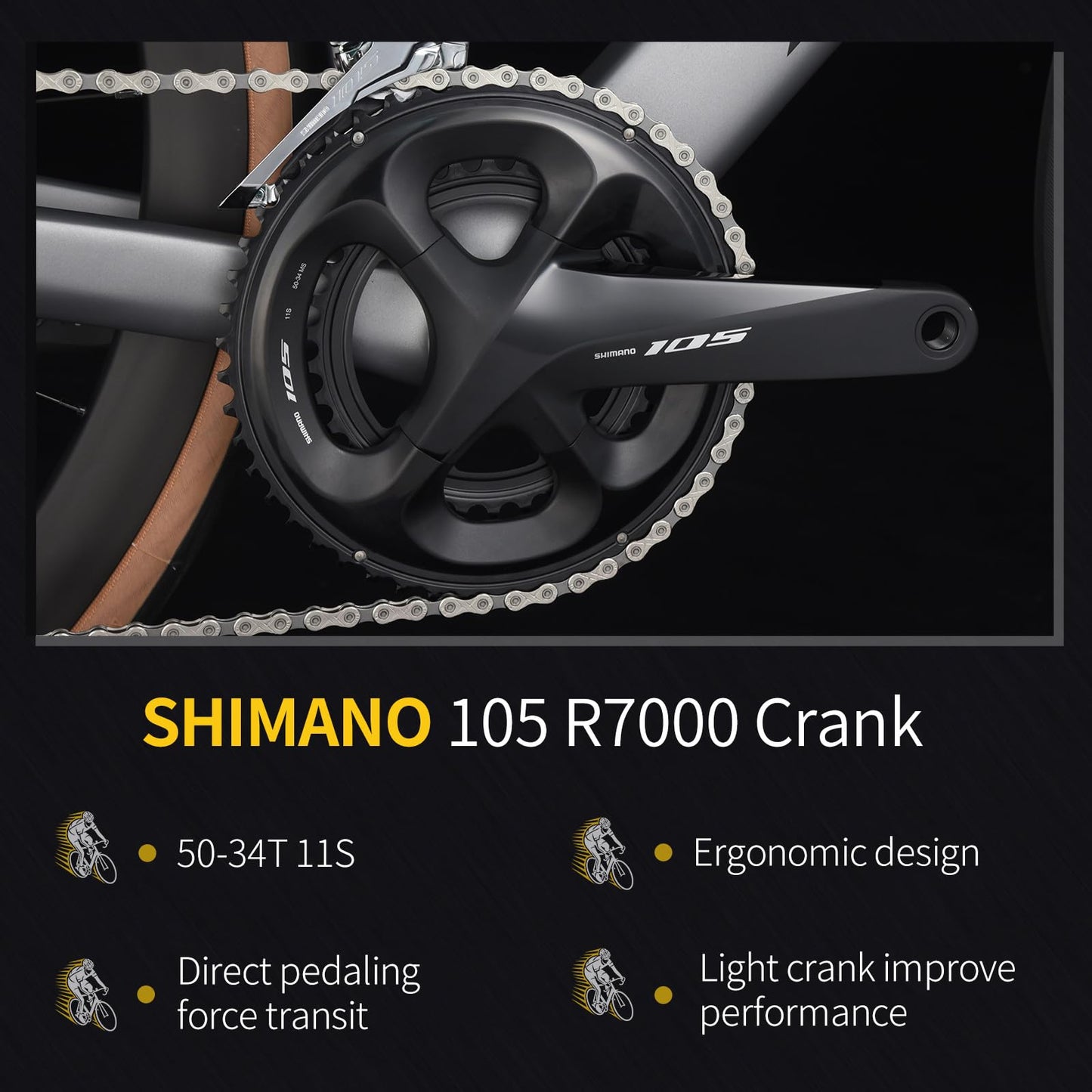 - SAVADECK Carbon Road Bike |T800 Carbon Fiber Frame | 700C Racing Bicycle -
