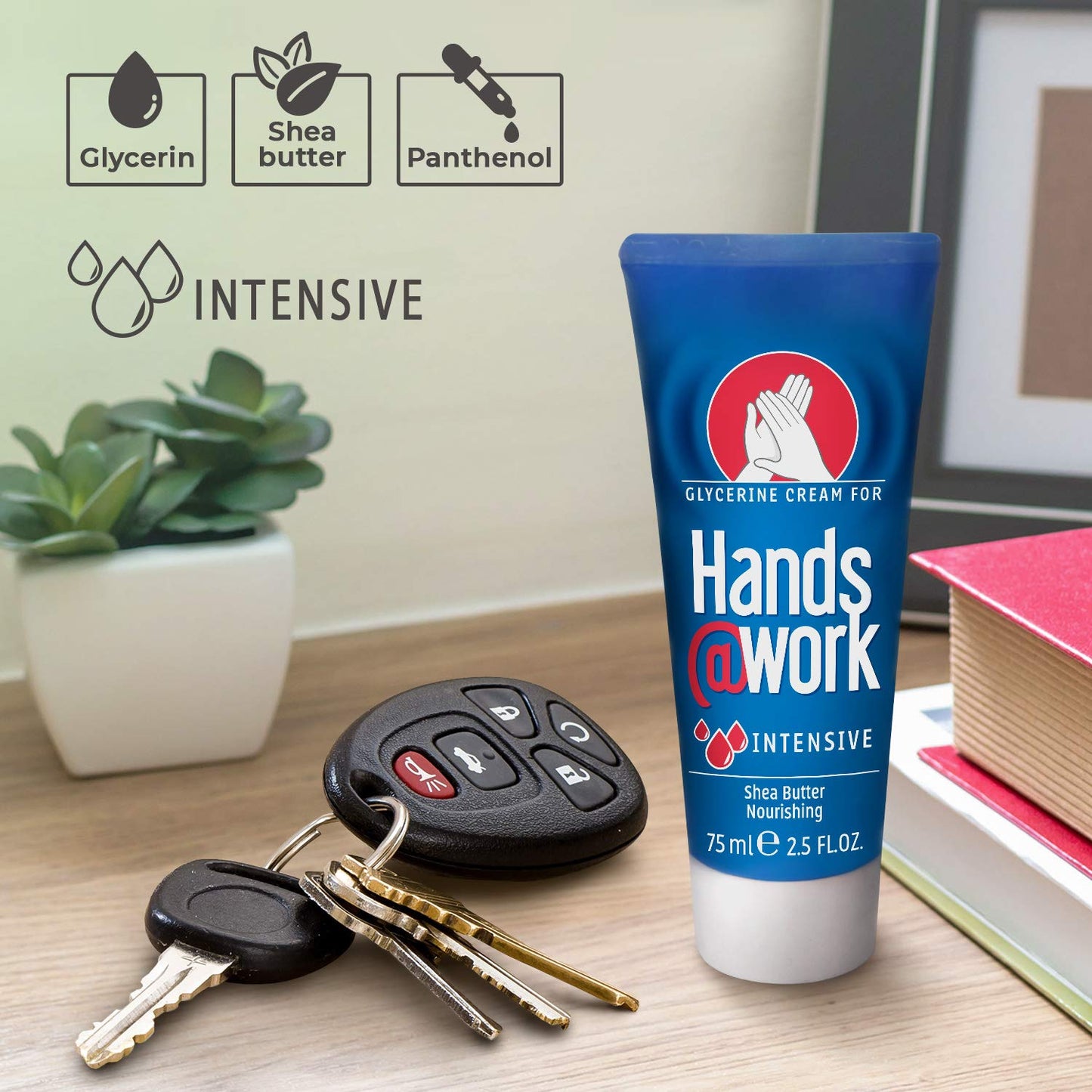 - Hands@Work | Intensive Formula | Nourishing | Glycerine Hand Cream -