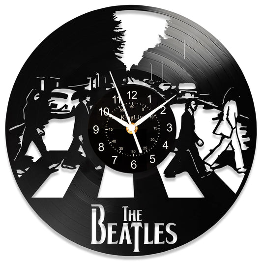 - QIANGGE The Beatles Clock | Vinyl Record Clock | 12 Inch Music Clock -