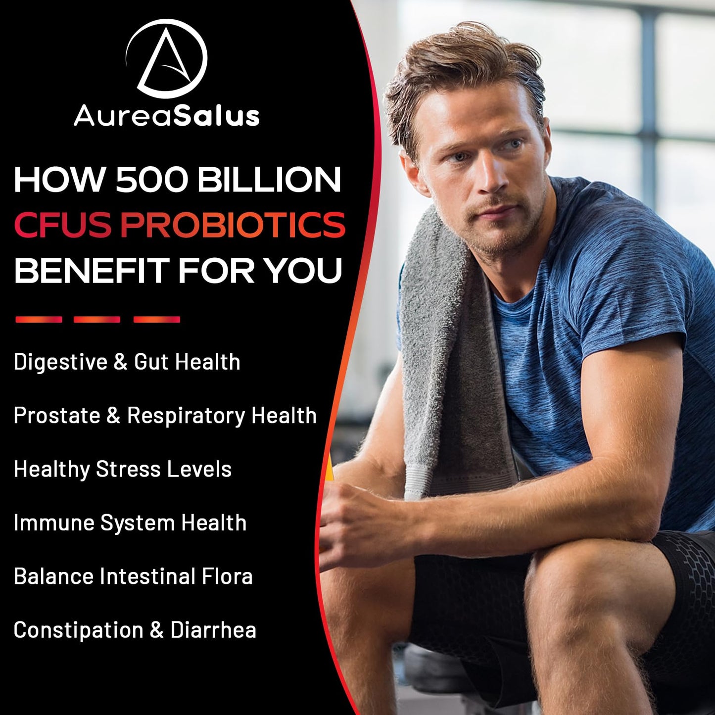 - Probiotic for Men | 500 Billion CFU 12 Strains -