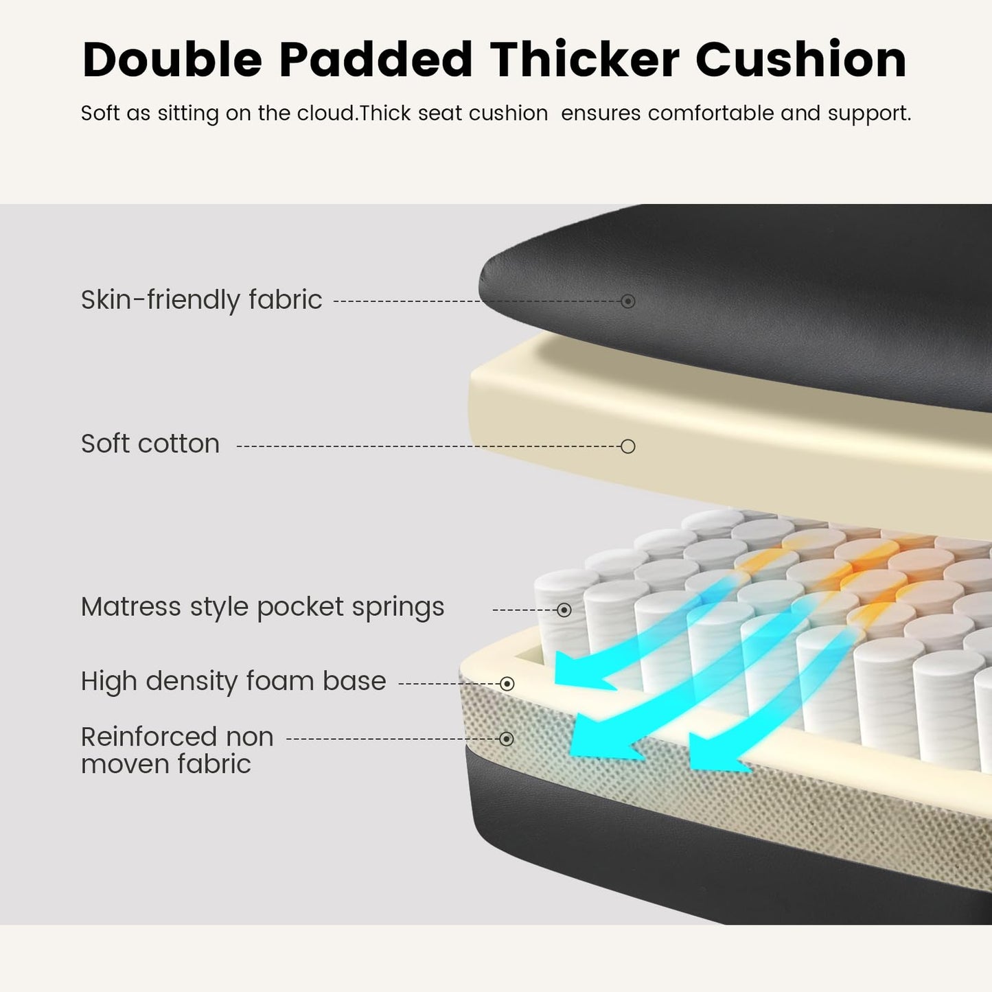 - IWMH Big and Tall Leather Office Chair 400LBS | High Back Reclining Desk Chair | Wide Seat & Footrest | Lifting Headrest Executive Office Chair -