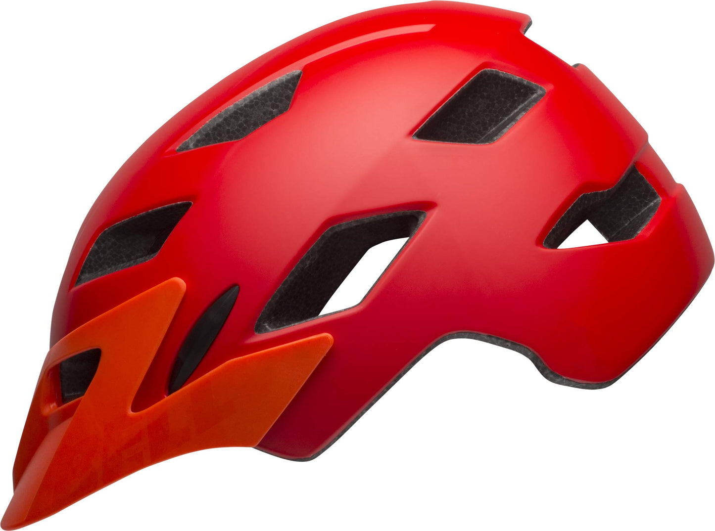 BELL Children's Sidetrack Youth Cycling Helmet, Matte Red/Orange, Unisize 50-57 cm UK