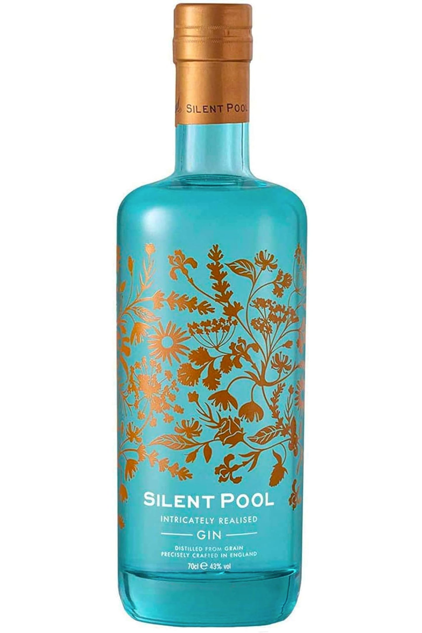 - Silent Pool Gin | Floral and Zesty London Dry Gin | 70 cl -