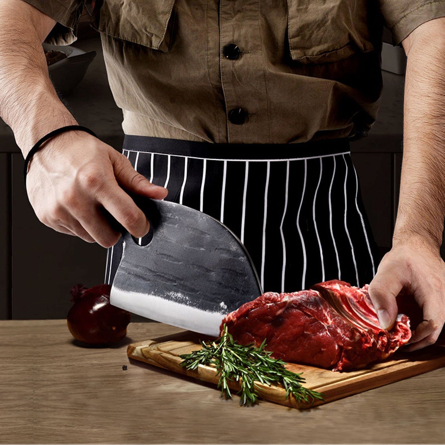 - Fubinaty Chef Knife | Kitchen Knives | Handmade Forged High Carbon Steel Cooking Knife -