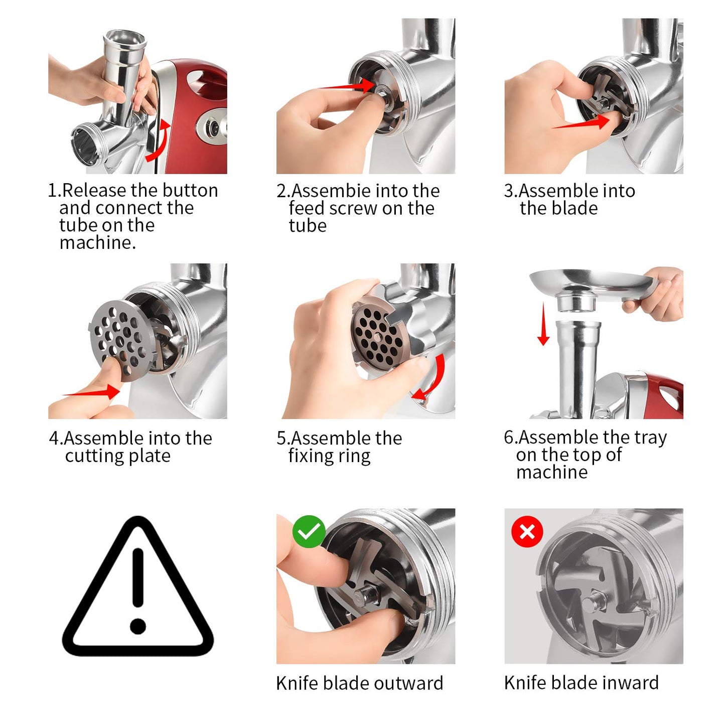 - Nestling® Electric Meat Mincer Grinder | Sausage Maker | Powerful 2800 Watt Copper Motor -