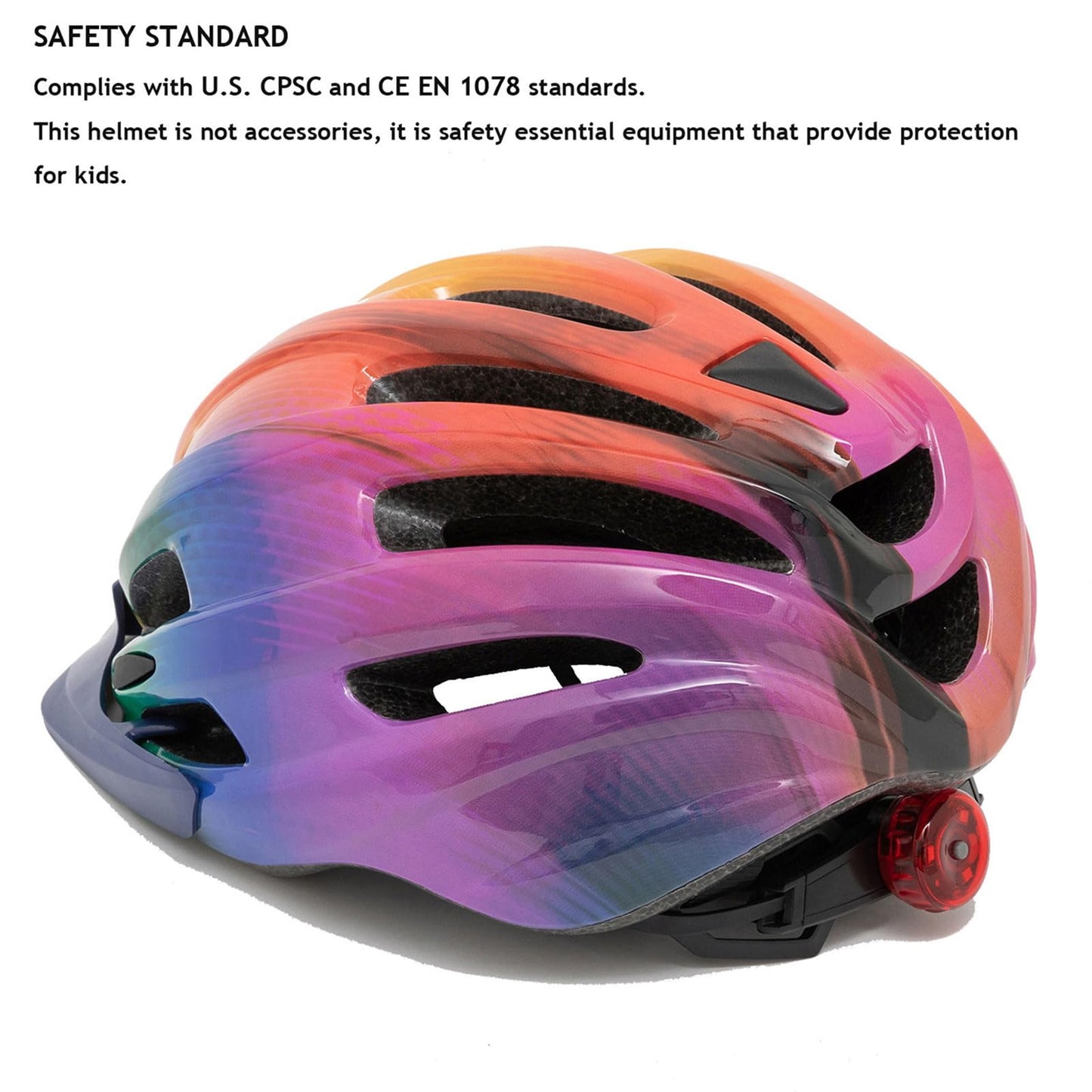 - Kids Bike Helmet | Bike Helmets for Kids with Light and Visor -