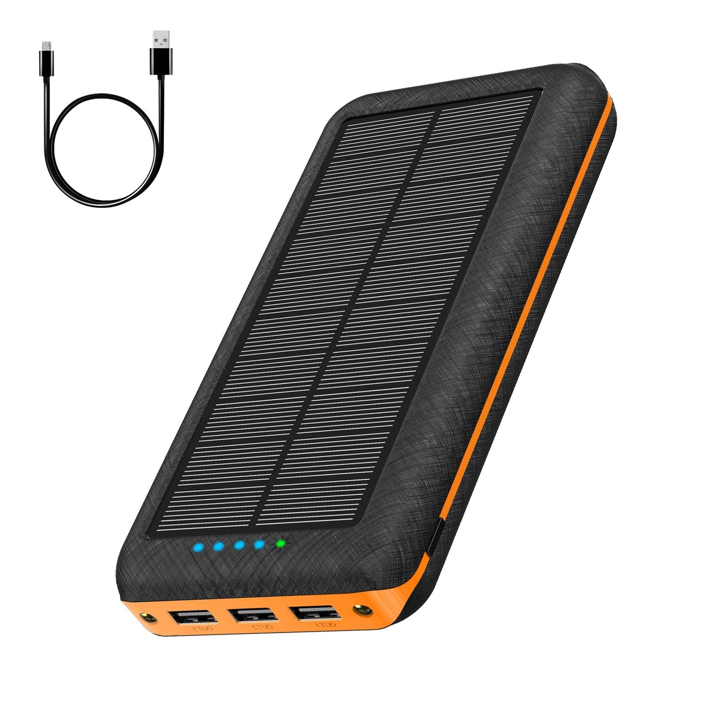 - Power Bank 26800mAh Portable Charger | Power Pack | Solar Power Bank | 3 Outputs 2 Input -