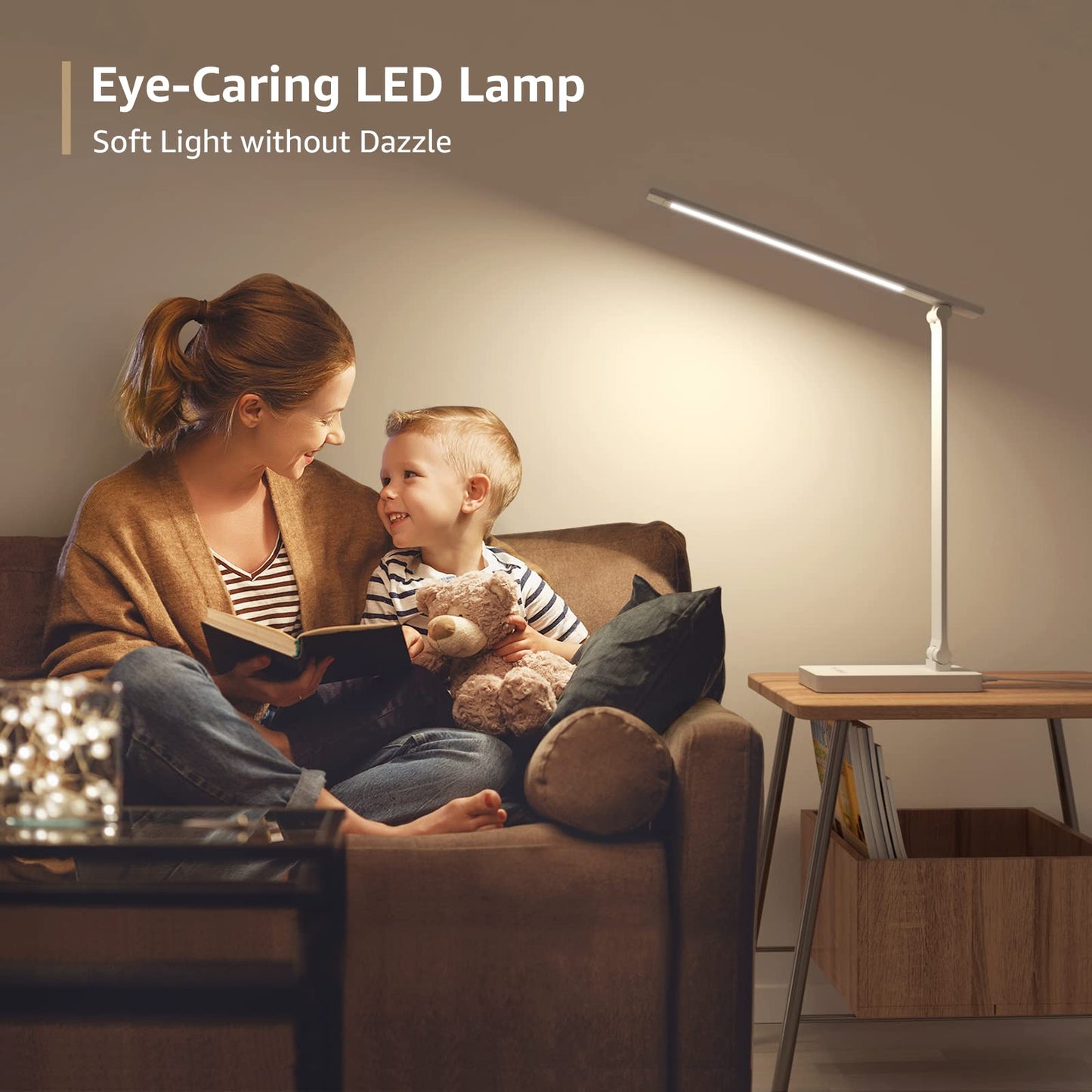 - Lepro LED Desk Lamp | 5 Brightness Levels x 3 Colour Mode |Touch Control Daylight Lamp -