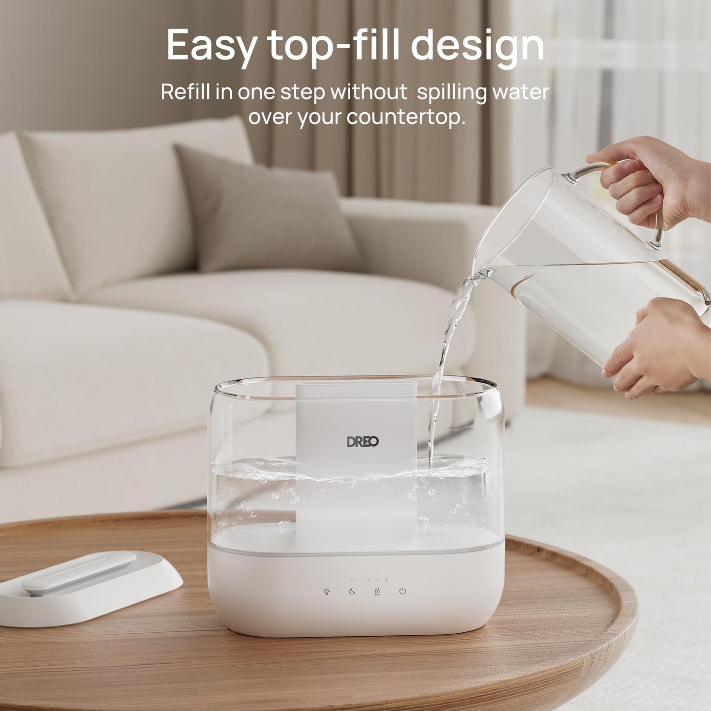 - Dreo Humidifier | 4L | Cool Mist Humidifiers | Quiet Humidifier | Essential Oil Diffuser -