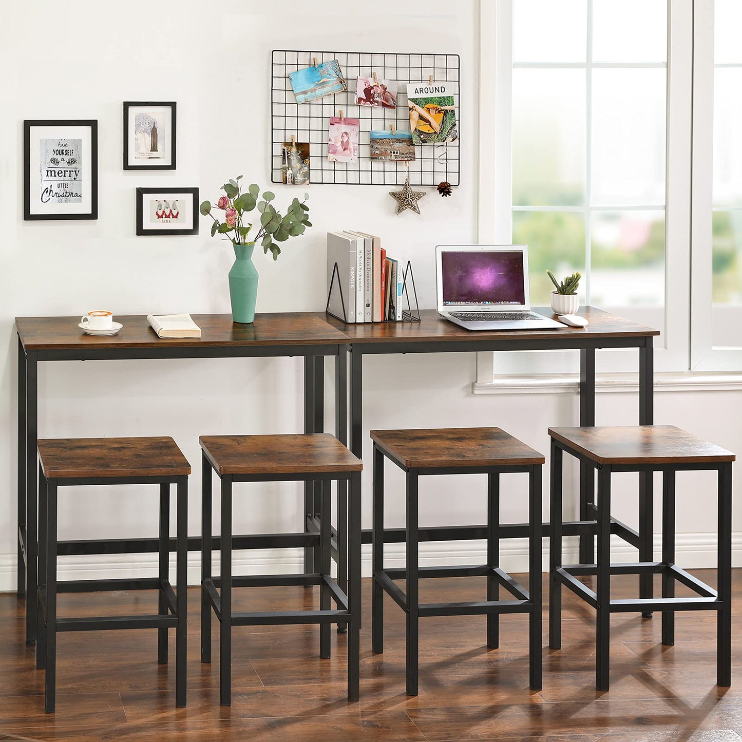 - VASAGLE Bar Table, Kitchen Table -