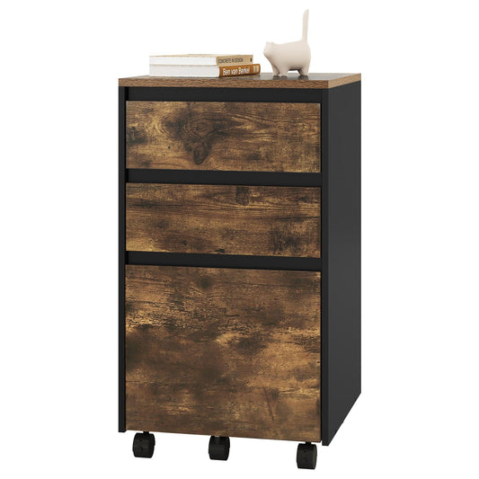 - WOLTU Mobile Filing Cabinet for Lever Arch Folders, Storage Cabinet in the Office