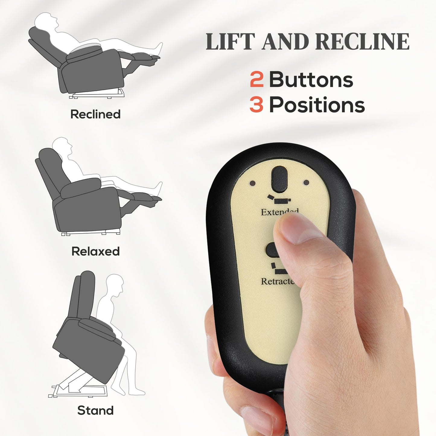 - HOMCOM Power Lift Riser and Recliner Chair | Vibration Massage and Heat -