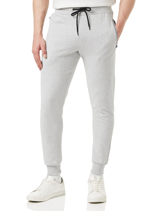 - Mens Zip Joggers | Gym Fitness Tracksuit | Slim Fit -