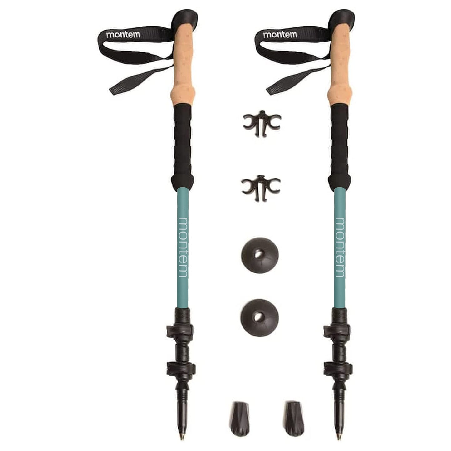 - Montem Ultra Light 100% Carbon Fiber Trekking | Walking | Hiking Poles | One Pair (2 Poles) -