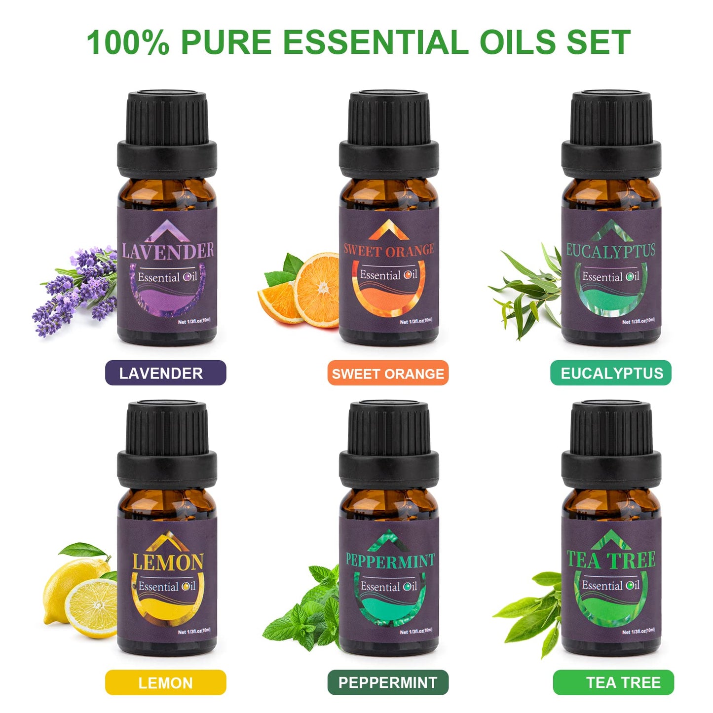 - SPLITSKY 400ML Essential Oil Diffuser | Remote Control Aroma Diffuser | 6 Essential Oils Gift Set -