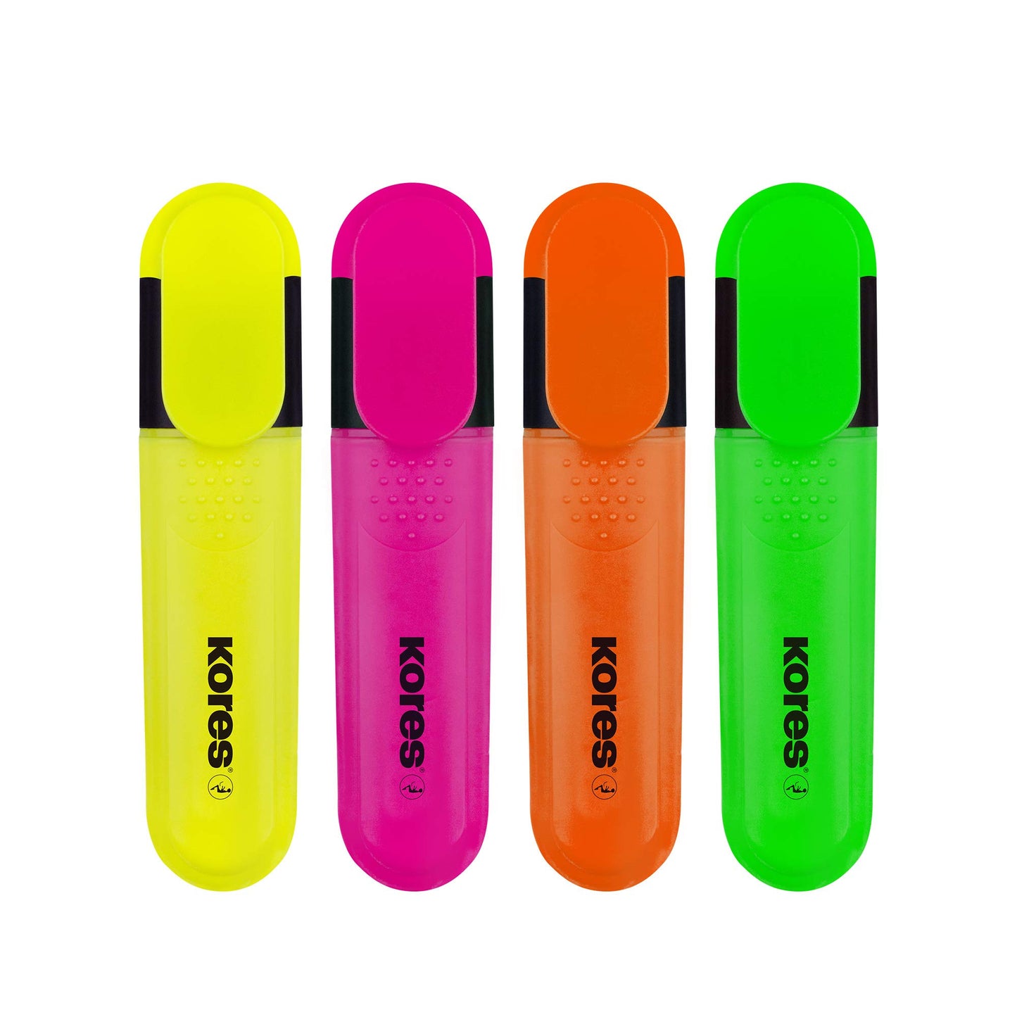 - Kores | Highlighter Pens | Bright Liner Plus | Fluorescent | Water Based-Ink -