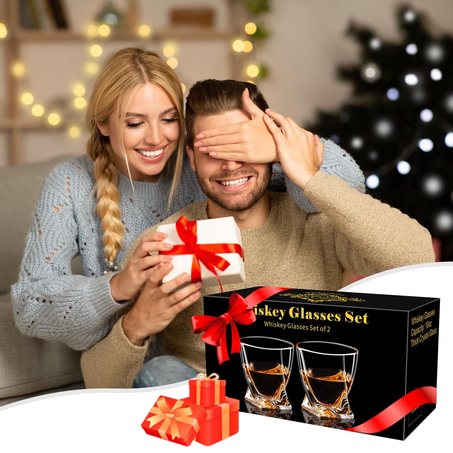 - PARACITY Whisky Glass | 10 OZ Old Fashioned Whiskey Glass 300 ml -